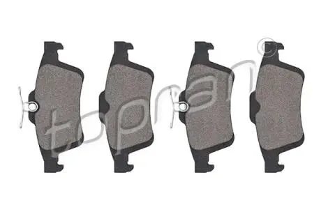 Колодки гальмівні (задні) Ford Connect/Focus II 02- TOPRAN / HANS PRIES 304883