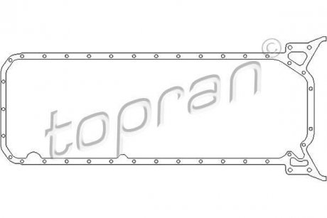 Прокладка масляного поддона TOPRAN / HANS PRIES 401221 (фото 1)
