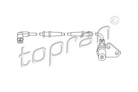 Датчик частоты вращения колеса TOPRAN / HANS PRIES 401412 (фото 1)