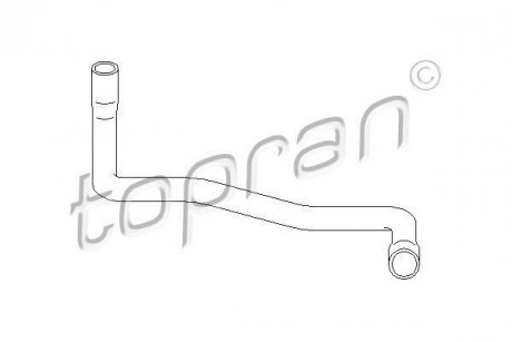 Патрубок системы охлаждения TOPRAN / HANS PRIES 401964 (фото 1)