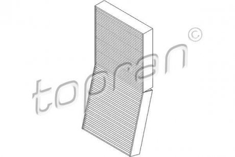 Фильтр салона TOPRAN / HANS PRIES 407737