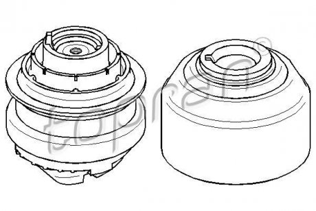 Подушка двигателя TOPRAN / HANS PRIES 407841