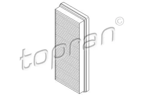 Фільтр повітряний TOPRAN / HANS PRIES 407918