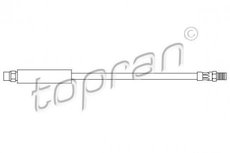 Шланг тормозной TOPRAN / HANS PRIES 500203 (фото 1)