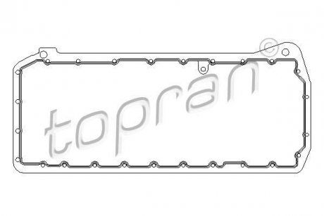 Прокладка, масляный поддон TOPRAN / HANS PRIES 500906 (фото 1)
