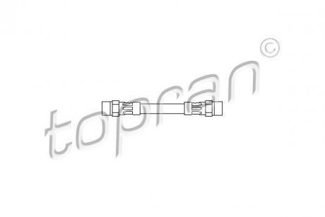 Шланг тормозной TOPRAN / HANS PRIES 500989 (фото 1)