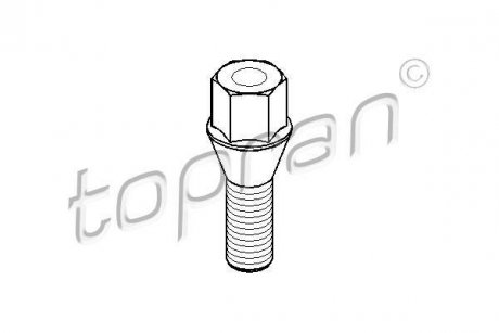 Болт для крепления колеса TOPRAN / HANS PRIES 501536 (фото 1)