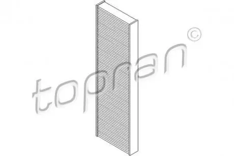 Фильтр салона TOPRAN / HANS PRIES 501653