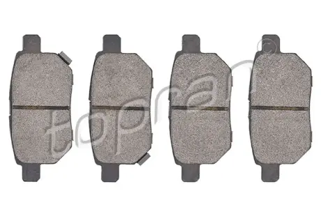 Колодки гальмівні (задні) Toyota Auris/IQ/Urban Cruiser 07- (Akebono) TOPRAN / HANS PRIES 600595