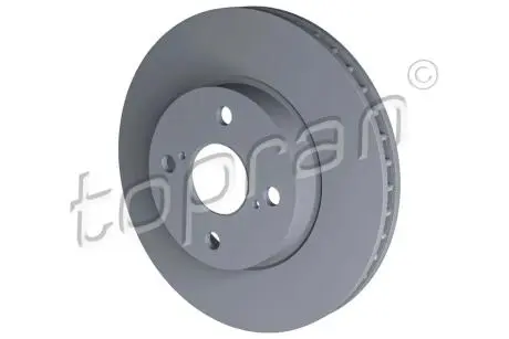 Диск гальмівний (передній) Toyota Corolla 01-07 (255x25) TOPRAN / HANS PRIES 600605