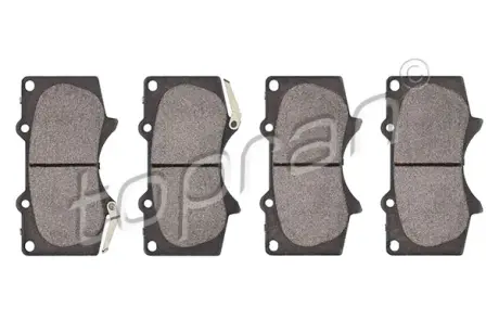 Колодки гальмівні (передні) Toyota Land Cruiser 100 98-07/Prado 02-10/Lexus LX 98-08 TOPRAN / HANS PRIES 600619