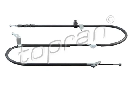 Трос стояночного гальма задн Лів TOYOTA YARIS, YARIS/HATCHBACK 1.0-1.8 12.10-06.20 TOPRAN / HANS PRIES 601567