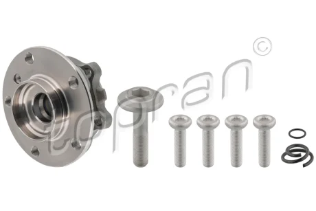 Комплект підшипника колеса передн Лів/Прав (із маточиною) (30x98x89) BMW X3 (F25), X4 (F26) 2.0-3.0D 09.10-03.18 TOPRAN / HANS PRIES 634163