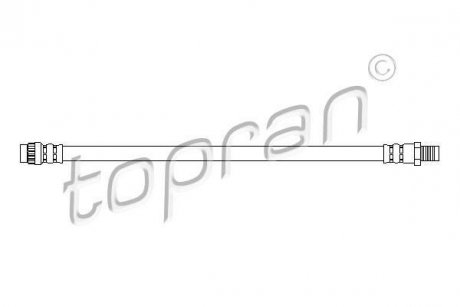 Шланг тормозной TOPRAN / HANS PRIES 700274 (фото 1)