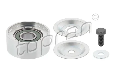 Ролик поліклинового ременя (метал) DACIA DOKKER, DOKKER/MINIVAN, DUSTER, DUSTER/SUV, LODGY, LOGAN, LOGAN EXPRESS, LOGAN II, LOGAN MCV, LOGAN MCV II, SANDERO, SANDERO II 1.4-1.6LPG 08.04- TOPRAN / HANS PRIES 702452