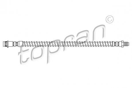 Шланг тормозной TOPRAN / HANS PRIES 720884 (фото 1)