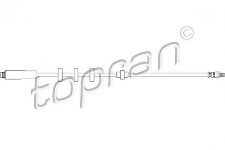 Шланг тормозной TOPRAN / HANS PRIES 720895 (фото 1)