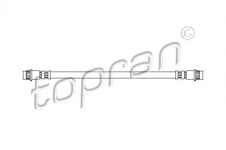 Шланг тормозной TOPRAN / HANS PRIES 720902 (фото 1)