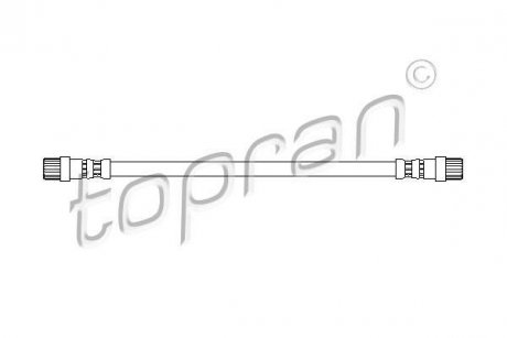 Шланг тормозной TOPRAN / HANS PRIES 720906 (фото 1)