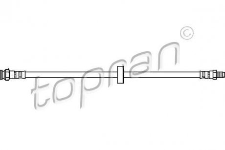 Шланг тормозной TOPRAN / HANS PRIES 720918 (фото 1)