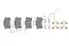 Колодки гальмівні (задні) VW Caddy 04-15/Golf 97-16/Passat B5 96-05/Skoda Fabia/Citroen/Peugeot 99- TOPRAN / HANS PRIES 723795 (фото 1)