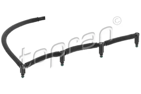 Трубка переливу палива (довжина 2 510мм) VOLVO C30, S40 II, S80 II, V50, V70 III CITROEN BERLINGO, BERLINGO/MINIVAN, C3 I, C4, C4 GRAND PICASSO I, C4 I, C4 PICASSO I, C5 II 1.6D 10.03- TOPRAN / HANS PRIES 724071