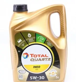 Масло 5W30 Quartz INEO ECS (5L) (B712290) 216634 TOTAL 213683