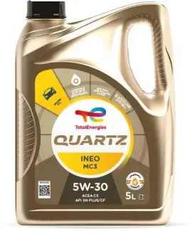 Олива 5W30 Quartz INEO MC3 Dexos2 (5L) 157103 TOTAL 213698
