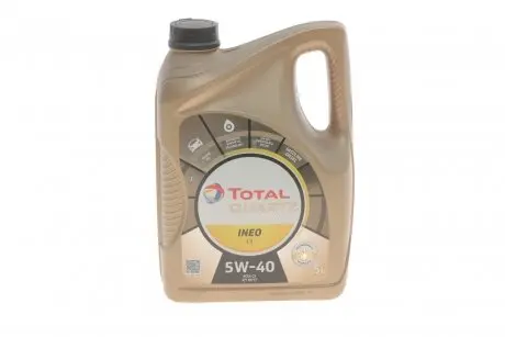 Масло 5W40 Quartz INEO C3 Dexos2 (5л) TOTAL 213790