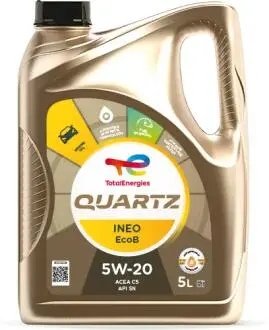Масло моторное QUARTZ INEO ECOB 5W-20 5л TOTAL 213979
