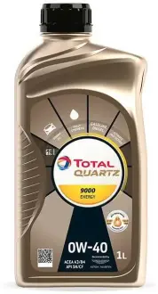 Олія двигуна Quartz Energy 9000 0W-40 1L TOTAL 213988