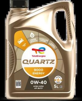 Олія двигуна Quartz Energy 9000 0W-40 5L TOTAL 213989