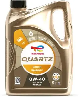 Олія двигуна Quartz Energy 9000 0W-40 5L TOTAL 213989