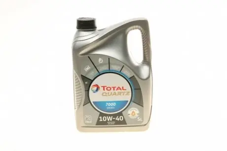 Масло 10W40 Quartz 7000 Energy (5L) (MB229.1/VW505.00) 214113 TOTAL 216678