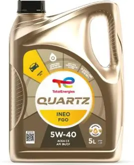 Масло моторное QUARTZ INEO FGO 5W-40 5л TOTAL 220193