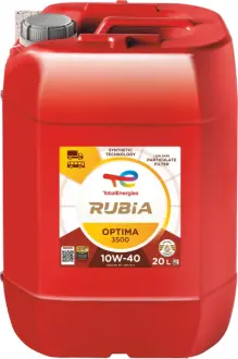 Олива моторна RUBIA OPTIMA 3500 10W-40 20л TOTAL 228198