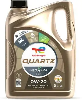 Олива моторна QUARTZ INEO XTRA EC6 0W-20 5л TOTAL 228344