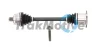 AUDI піввісь прав (з ABS L=545mm 38 зуб. A6 C5 2.5 TDI 01-05, A6 C5 Avant (4B5) S6 99-05 TRAKMOTIVE 30-0043 (фото 1)