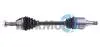 FORD Полуось лев L=617mm 25/23 зуб. Fusion 1.4/1.6 -12, Fiesta 1.25/1.6 -08 TRAKMOTIVE 30-0395 (фото 1)