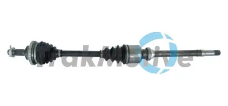 PEUGEOT піввісь прав. з ABS L=872mm 25/22 зуб. 206 1.6 01-09 TRAKMOTIVE 30-0590