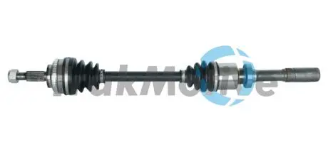 RENAULT піввісь прав. з ABS L=749,5mm 23/23 зуб. MEGANE I 1.9 dTi 01-03, SCENIC I 1.6 01-03 TRAKMOTIVE 30-0786