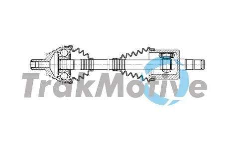 Полуось (передняя) (L) Audi Q3 2.0TFSI 14-18/VW Tiguan 2.0TSI/2.0TDI 07-18 (36z/26z/566mm) АКПП TRAKMOTIVE 301906