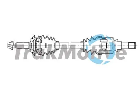 TOYOTA Напіввісь передн. лів. YARIS (P9) 1.3 VVT-i 05-10 TRAKMOTIVE 30-1931
