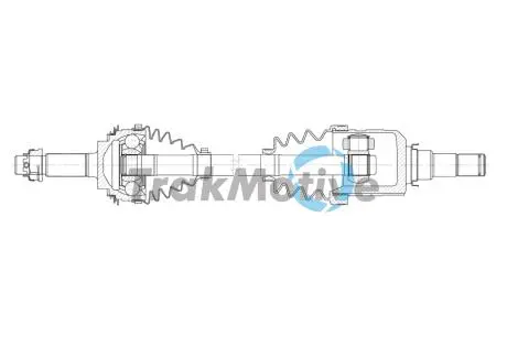 TOYOTA Напіввісь передн. прав. COROLLA (E11) 1.3 97-01 TRAKMOTIVE 30-2028