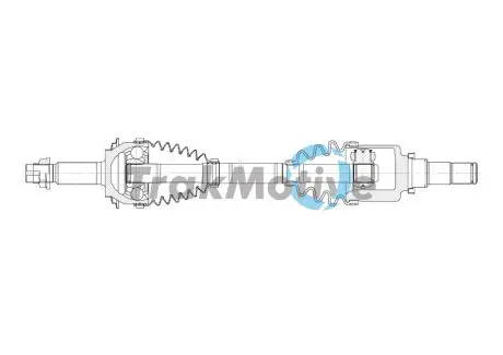 TOYOTA Напіввісь передн. лів. YARIS (P13) 1.3 11-17 TRAKMOTIVE 30-2041