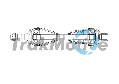 OPEL Напіввісь передн. ліва. ASTRA J (P10) 1.6 (68) 09-15 TRAKMOTIVE 30-2048