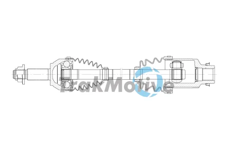 Приводний вал TRAKMOTIVE 30-2058