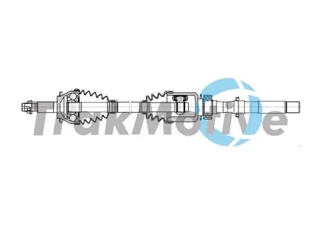TOYOTA Напіввісь передн. прав. RAV 4 III 2.2 D 08-13 TRAKMOTIVE 30-2061