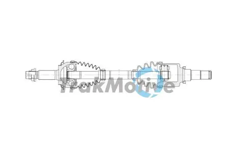 TOYOTA Напіввісь передн. прав. YARIS (P13) 1.3 11-17 TRAKMOTIVE 30-2068