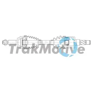 FORD Напіввісь передн. прав. FIESTA VII (HJ, HF) 1.0 EcoBoost 17- TRAKMOTIVE 30-2152